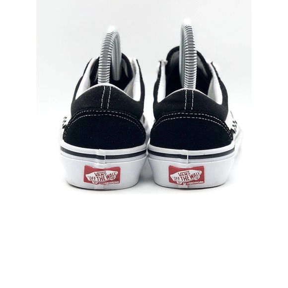 VANS Shoes Men Size 4 Old Skool PopCush Skateboarding Sneakers Black and White‎ main image 5